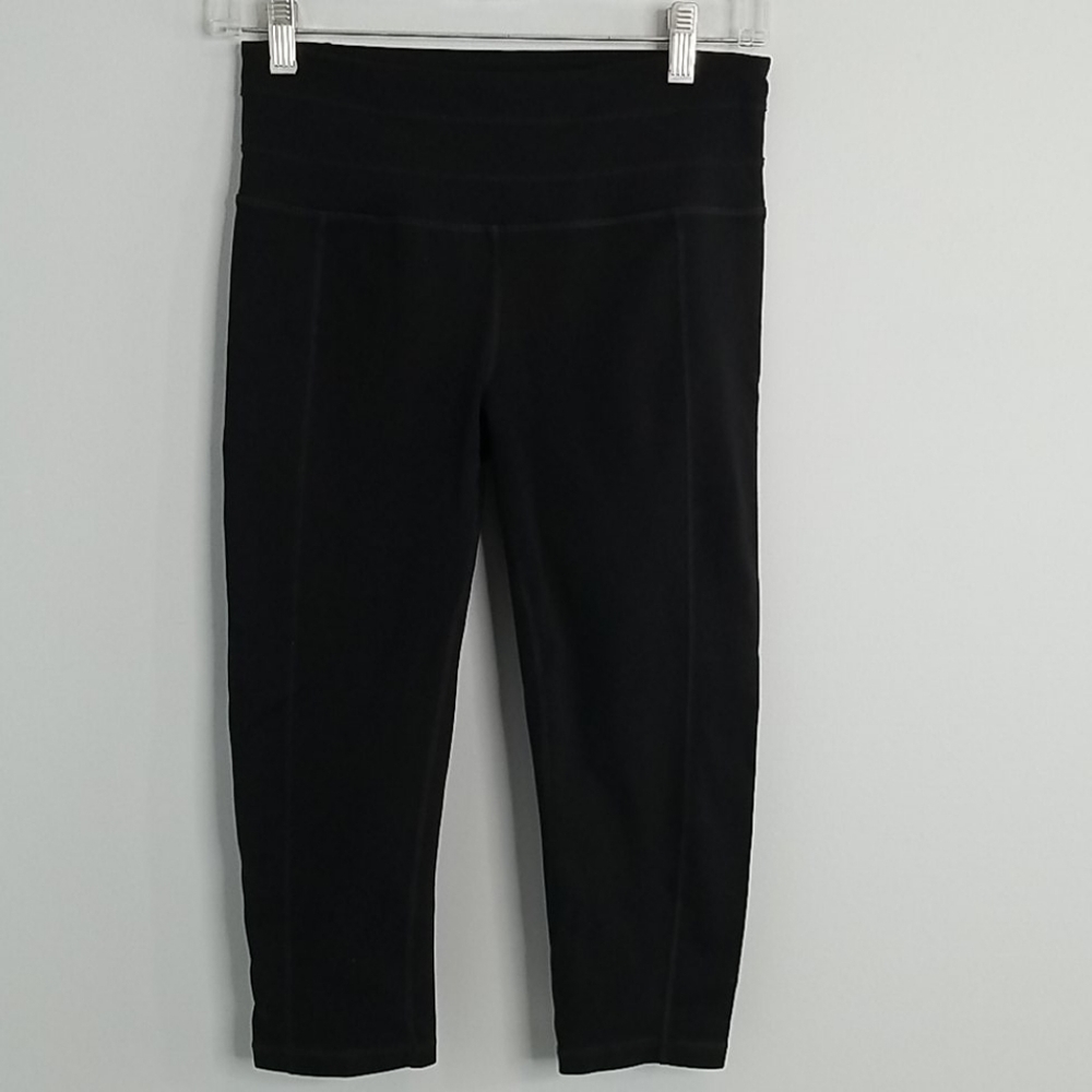 Prana black capri leggings Small